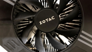 ZOTAC製 NVIDIA GPUを搭載したGeForce GTX 1060 6GBのファン