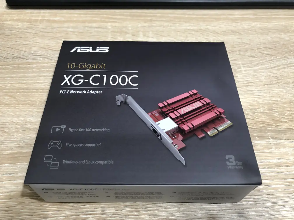 ASUS XG-C100C/V2 パッケージ